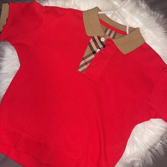 Burberry Other - Burberry Kids Polo Tee - RED Size 4Y